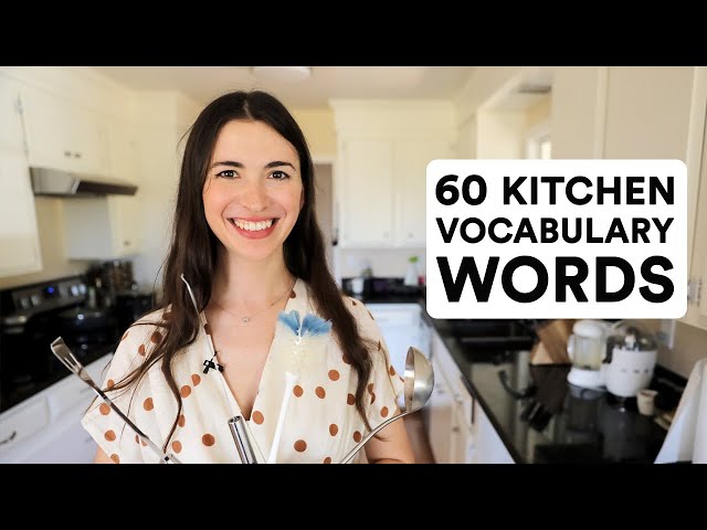 English vocabulary in the kitchen
