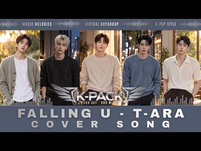 T-ARA - FALLING U | K-POP | BOYGROUP REMAKE | VIDEO LYRICS | K-PACK | Virtual Boygroup
