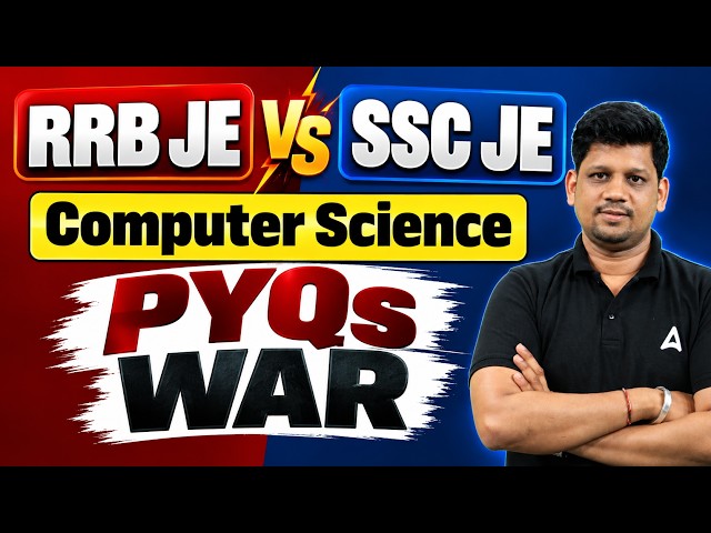 RRB JE vs SSC JE Computer Science PYQs War 2026 Which Exam Is Tougher