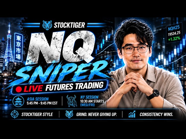 DAY TRADING LIVE ASIA! NQ Futures | StockTiger Show 🐯