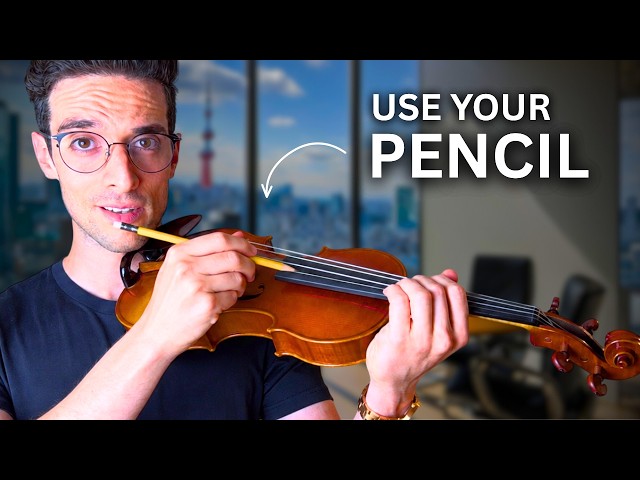 Your Violin Sounds Scratchy? Watch This First