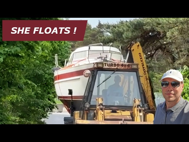 After Months of Work… She’s Finally Back in the Water