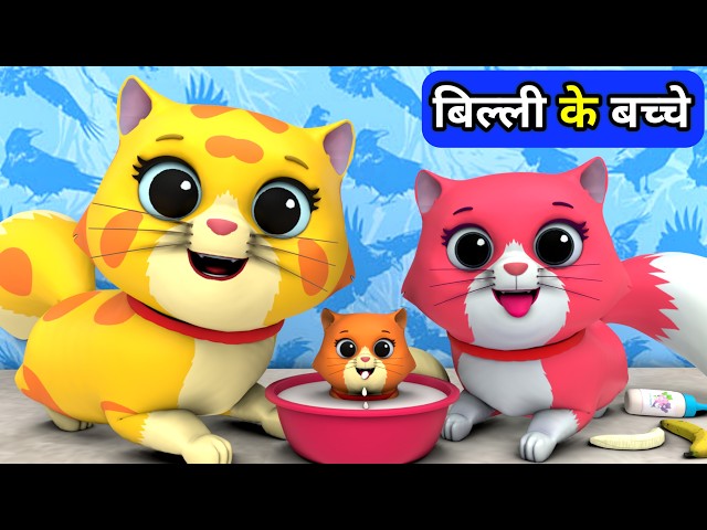 Billi ke Bache | Cat Cartoon | Cat Meowing | Cat | Kittens | Cat Videos | Billi | Meow Meow | Cats