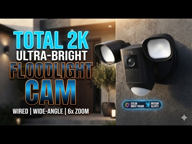 Ring Floodlight Cam 2K Review: 6x Zoom & 2K Security!