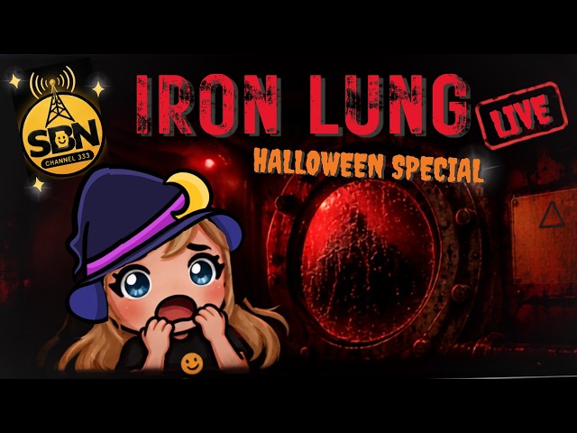 Iron Lung LIVE 🔴 | My First Livestream! Halloween Special 🎃
