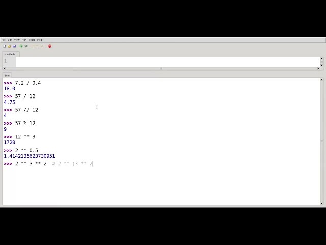 Chapter 2: Arithmetic operations in Python