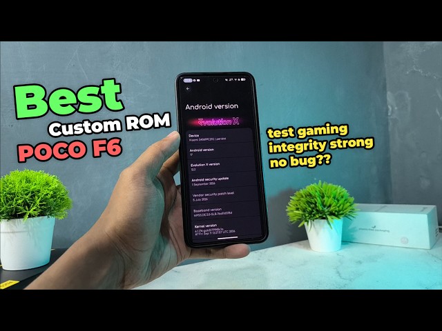 Reviewing Evolution X 12.2 Custom ROM Android 17 on Poco F6 | Best Custom ROM For Gaming