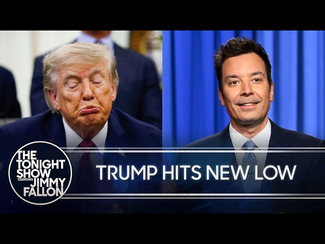 Trump's Approval Rating Hits ANOTHER Record-Breaking Low Ahead of Midterms | The Tonight Show