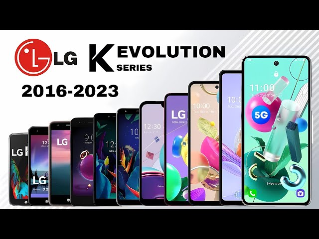 Evolution of LG K Series 2016-2023