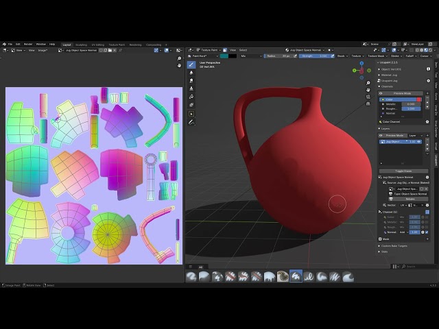 Object Space Normal Painting - Ucupaint 2.1.5 Demo