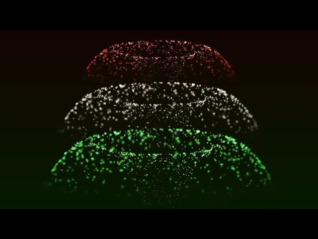 Indian Tricolor Particle Fountain | 4K Glowing Tiranga Motion Background