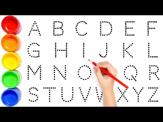 A for Apple Song 🍎 | Bachchon Ki Pyaari ABCD alphabet learning rhymes with dotted lines