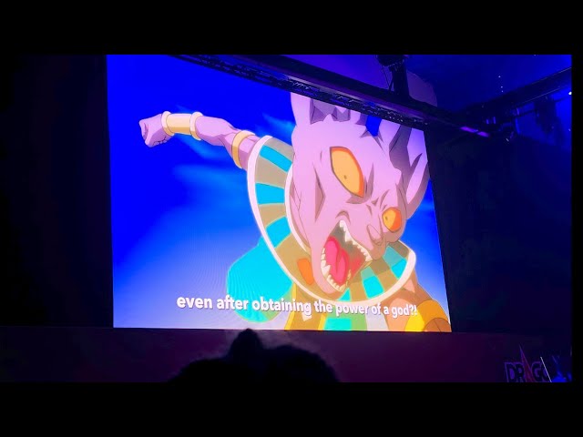 Dragon Ball Super Beerus 'Super Gekitou' Anime Trailer Crowd Reaction - Battle Hour 2026