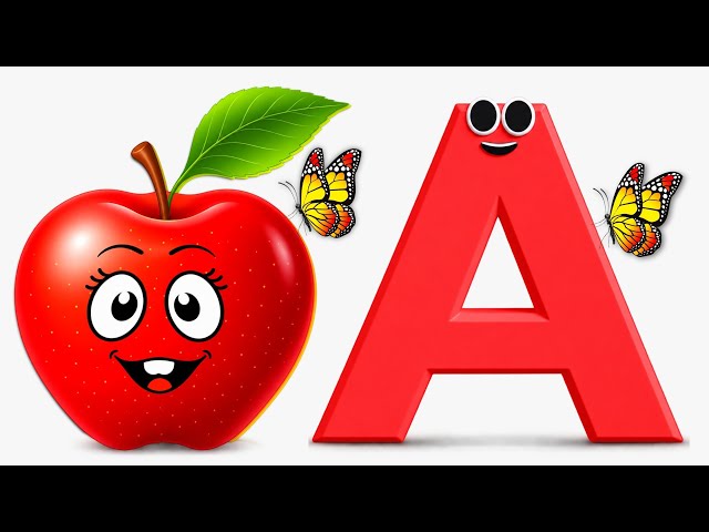 Learn ABC Alphabet Song Video | Learn A to Z Letters and Sounds for Kids | A is for Apple a a Apple