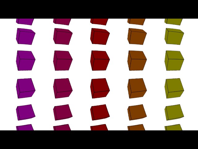 Rotating Cubes - Processing 360 Video