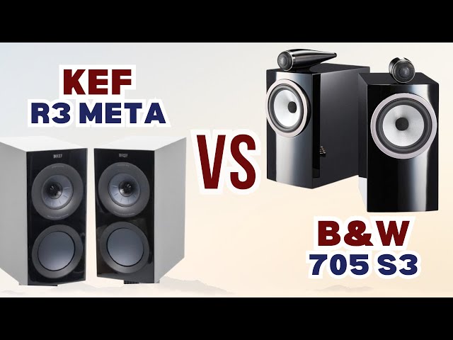 Sound Test: B&W 705 S3 vs KEF R3 Meta. #audio #music
