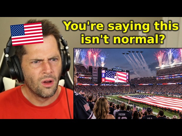American Reacts to "Why American Patriotism is So Weird"