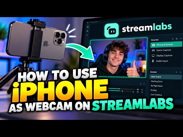 How To Use iPhone As Webcam On Streamlabs (2026)