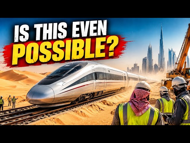 How They Built a Bullet Train Across Thousands of Miles of Desert