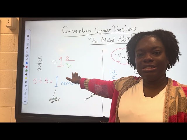 Math Magic: Change Improper Fractions to Mixed Numbers!