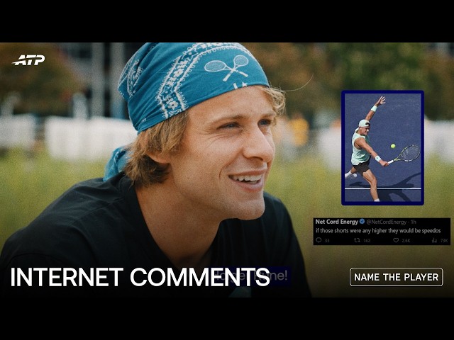 Who is 'a guy so good looking he shouldn't be playing tennis'? ATP stars guess!