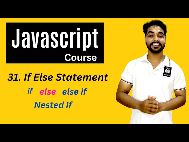 If Else Statement In Javascript | Javascript Tutorial In Hindi #31
