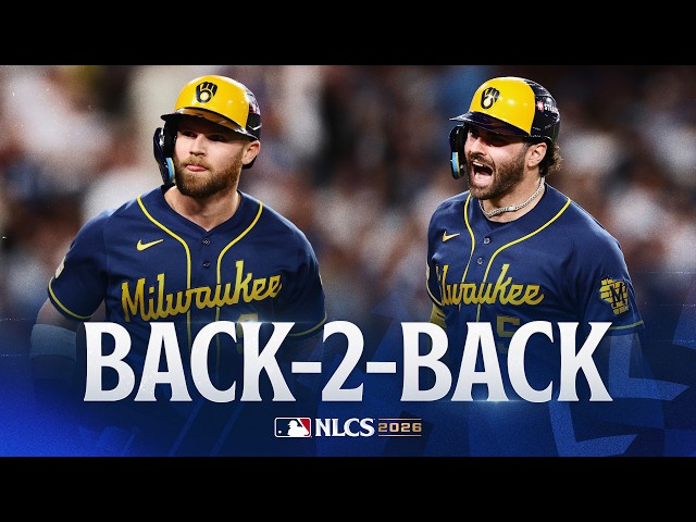 FULL INNING: The Brewers hit BACK-TO-BACK home runs against the Dodgers in Game 3 of the NLCS! 🔥