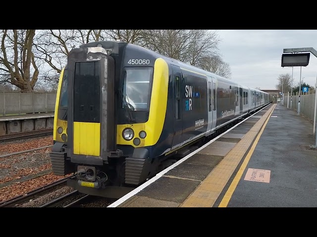 SWR Class 450060 Desiro & Class 450107 Arriving into Havant The 6th of March 2023