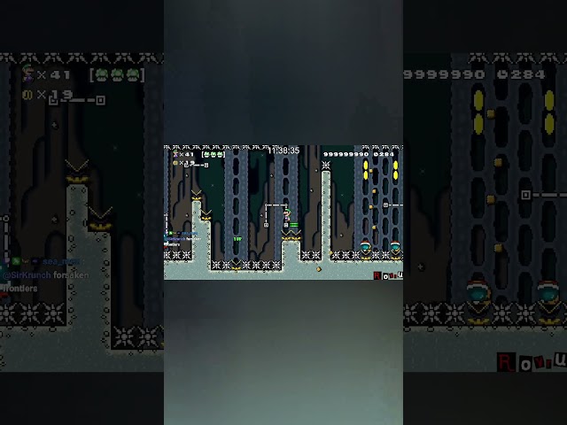 Kaizo Cavern | NNN-BYT-TGG #mariomaker2 #supermariomaker2 #smm2