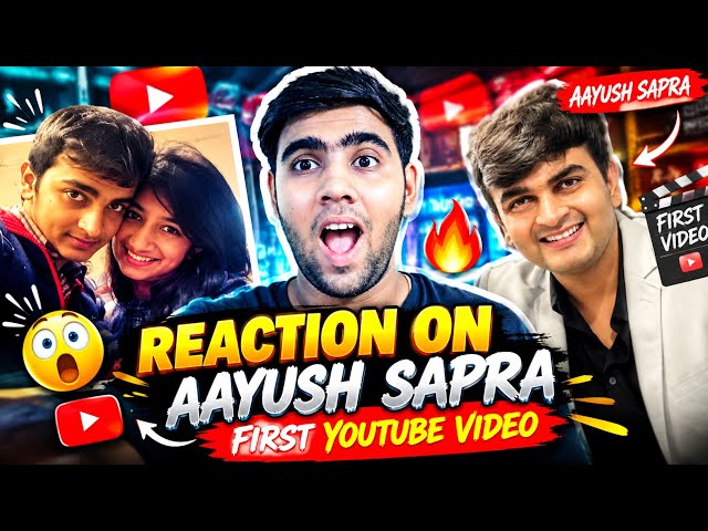 😱 AAYUSH SAPRA’S FIRST VIDEO REACTION! 🔥 I DID NOT EXPECT THIS! 🤯 @AayushSapra 