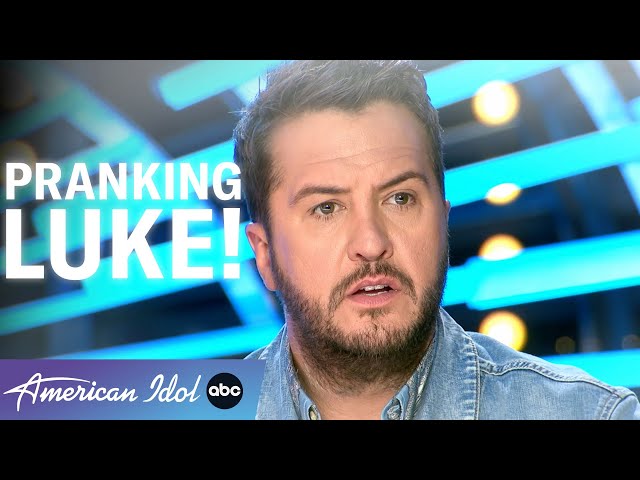 PRANK TIME! Luke Bryan Is Pranked By His Wife! - American Idol 2023