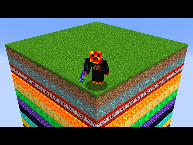 Minecraft, But It's a RANDOM LAYER Chunk!