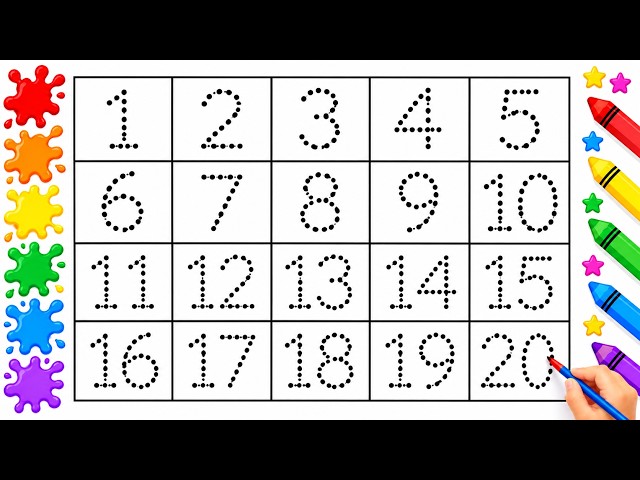 Learn Numbers 1 to 20 for Kids | Counting 1–20 | Numbers for Toddlers & Preschoolers | Bunny Boo ...