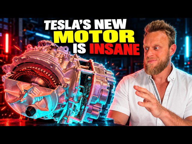 Tesla's New Motor: No Rare Earths, 25% Lighter, More Efficient, Built In 10 Seconds