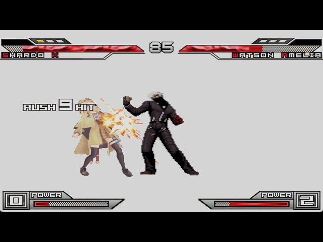 mugen 1.1b1 kof woj red edition john-7 shardo k 1p vs watson amelia 1p