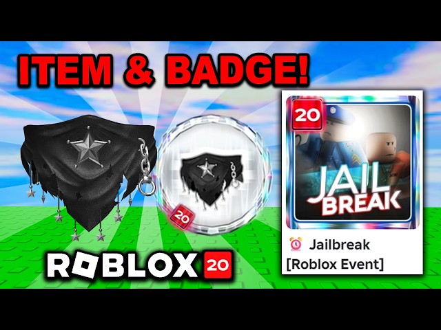 How to get JAILBREAK ITEM & BADGE!! | The Hunt 20 Roblox