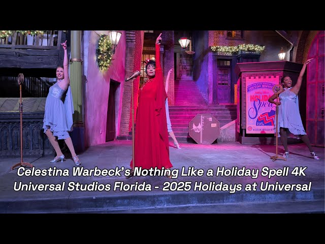 Celestina Warbeck's Nothing Like a Holiday Spell - Universal Studios Florida - Holidays at Universal