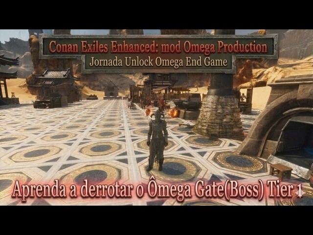 Conan Exiles Enhanced: Ômega Production - Jornada Unlock Omega End Game - Armas e Armaduras Tier 1