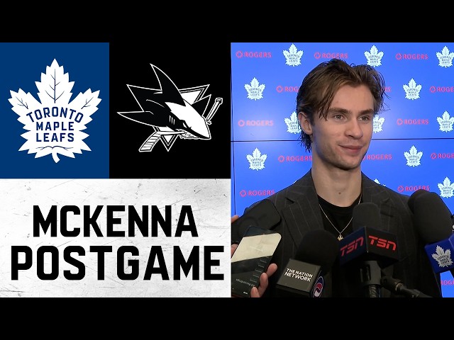 Gavin McKenna | Post Game vs San Jose Sharks | October 19, 2026