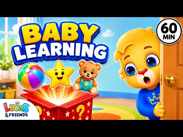 Baby Learning First Words, Numbers, Colors & Animal Sounds | Speech Learning for Toddlers with Lucas