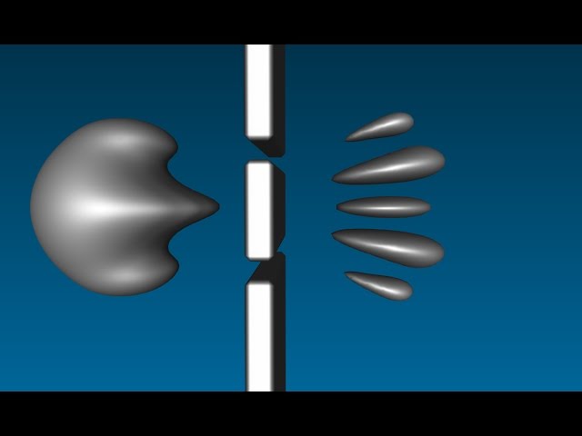 Double-slit experiment simulation