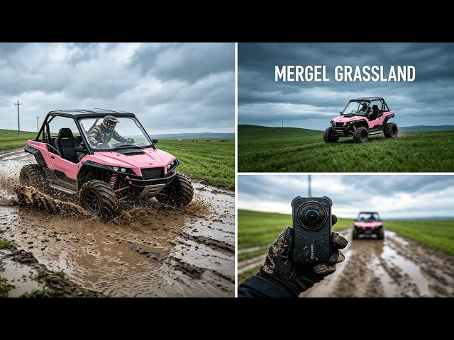 UTV Off-Road on Mergel Grassland On A Rainy Day丨Neimenggu, China丨Insta360 X5 8K HDR