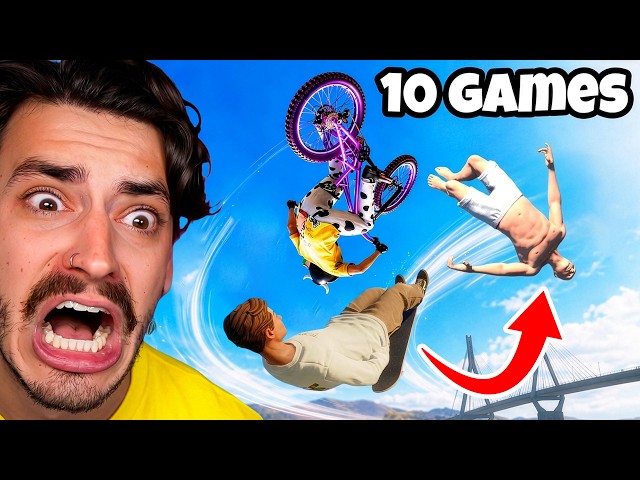 I Did the HARDEST Tricks in 10 Different Video Games!