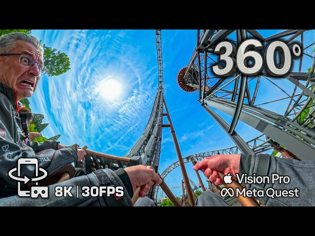 CAN YOU SURVIVE THE 105° LAUNCH? 😱 Voltron Nevera 360° VR Coaster POV 🟥 Europa Park 8K HDR Quest 3
