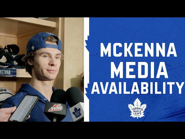 Gavin McKenna | Pre Game at Calgary Flames | October 26, 2026
