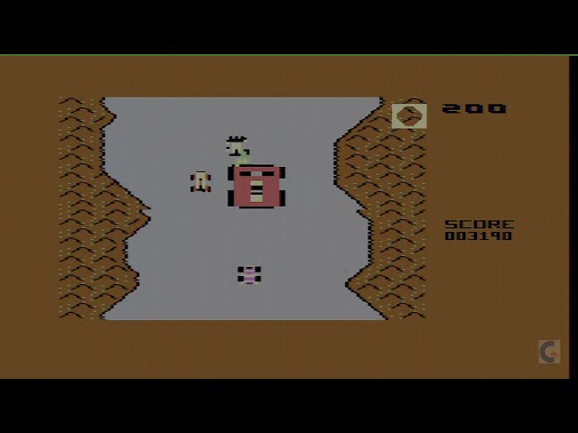 C64 Bumping Buggies tape loader & gameplay