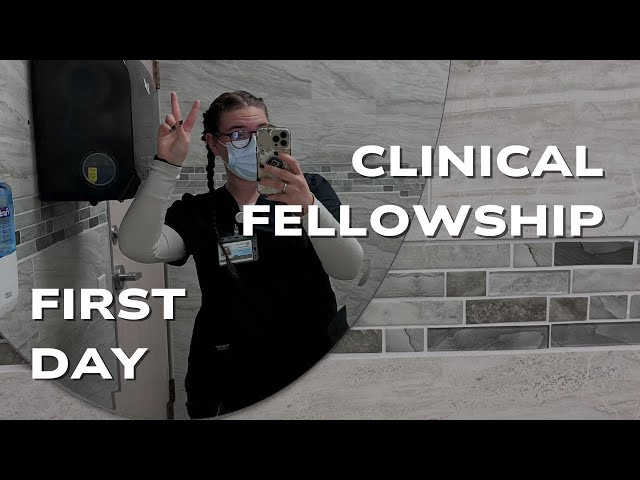 Clinical Fellowship Year (CFY): My First Day