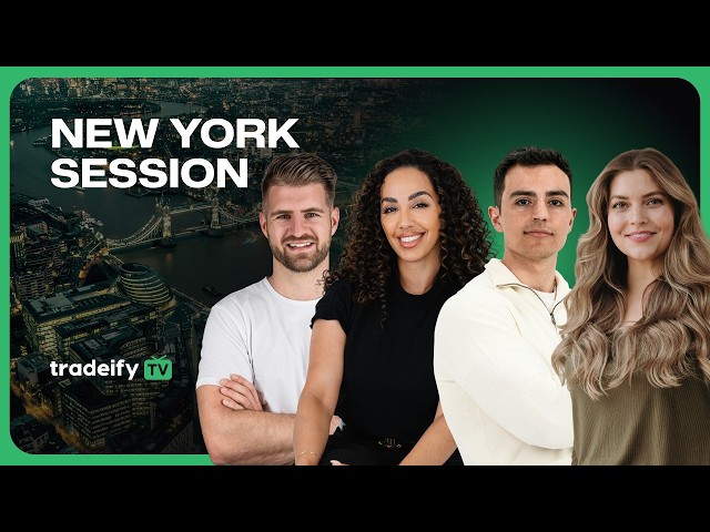 NEW YORK SESSION LIVE! | Tradeify TV | MONDAY 10/12/26