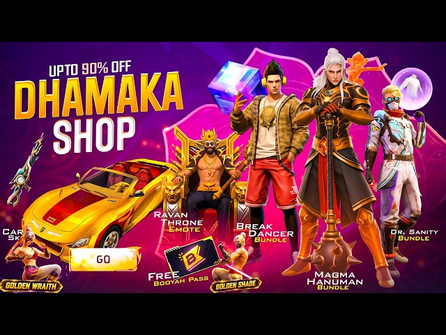 Diwali Mystery Shop Free Fire🔥🥳| Golden Shade Bundle Return | Free Fire New Event | ff new event