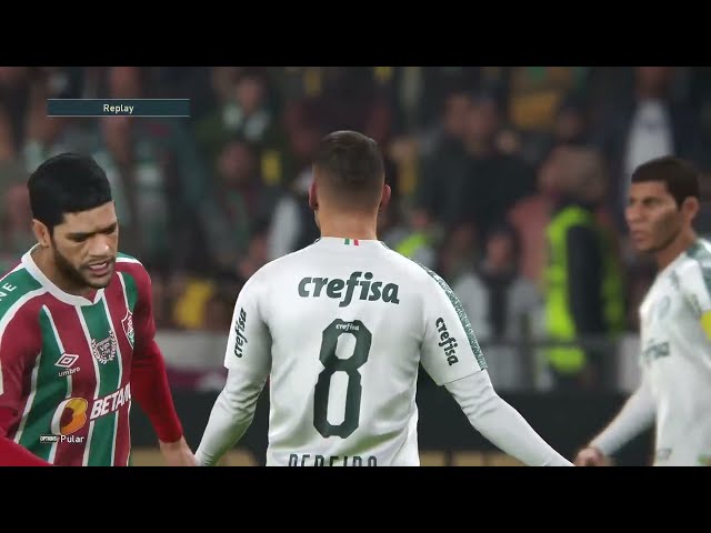 FLUMINENSE VS PALMEIRAS LIVE WITH FOOTAGE| TODAY'S GAME| PES 19 PS4 GAMEPLAY|